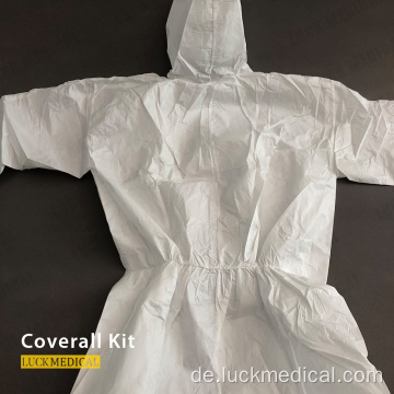 Einweg -Schutz -Coverall -PSA -Kit